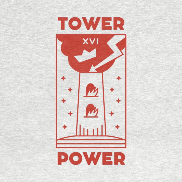 Tower Power Tarot Card by moonlobster